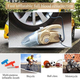 2 in 1 Car Vacuum Cleaner with Tyre Inflator