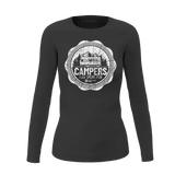 Camping Seal Women Long Sleeve Shirt