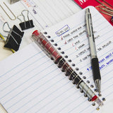 Dayton Assorted Color Rollerball Pen w/ Metal Clip (3/Pk)